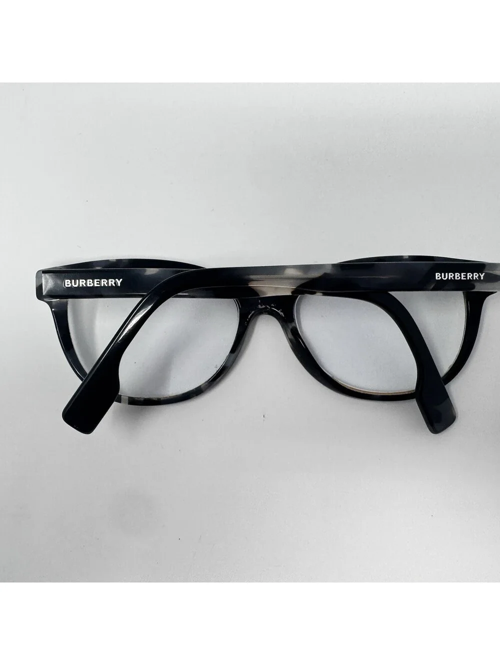 Burberry Esme BE2357 3983 Top Check Grey Havana Eyeglass Frames Only 54-16-140